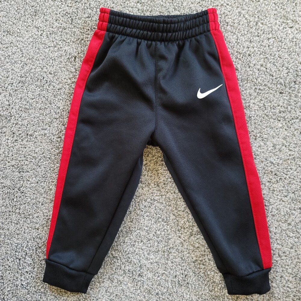 Nike Black With Red Trim Joggers 18 Months- pre-Owned Nice Condition!